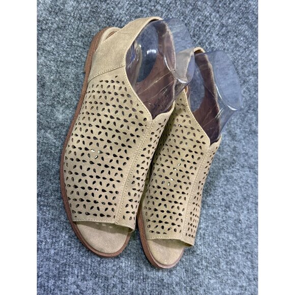 Indigo rd. Womens 7.5M  Irselia2 open toe sandals tan zipper on the side - Picture 10 of 16